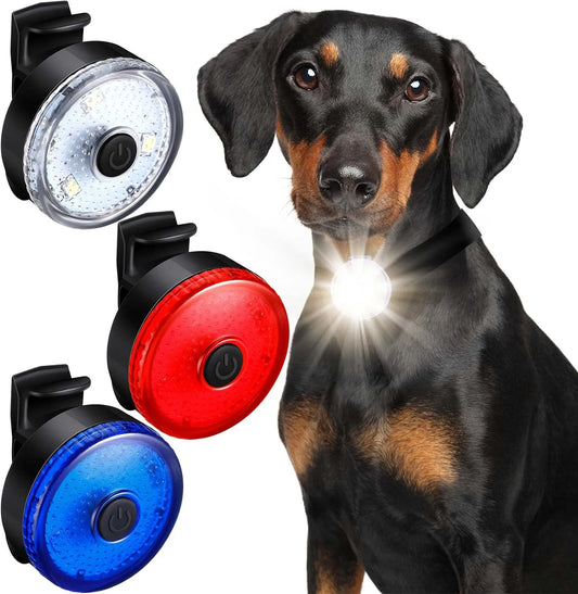 Clip-On USB Rechargeable LED Dog Collar Light